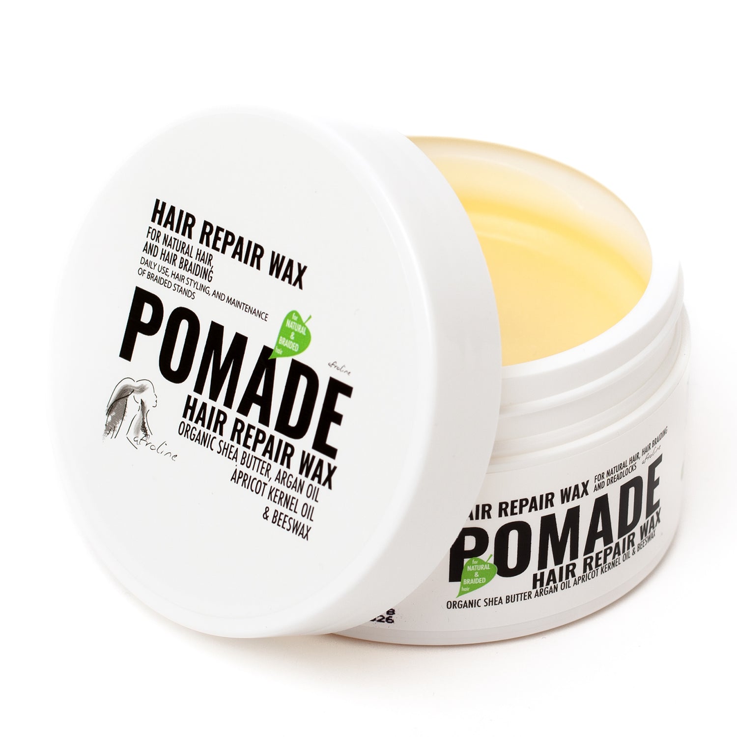 Pomade für Flechtfrisuren und lockiges Haar 1 stück