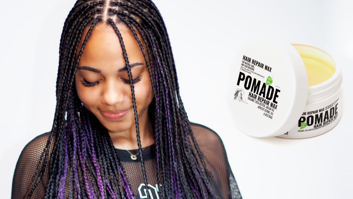 POMADE Naturhaarwachs AFROline Haarwachs für Flechtfrisuren
